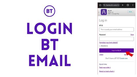 bt dashboard sign in.